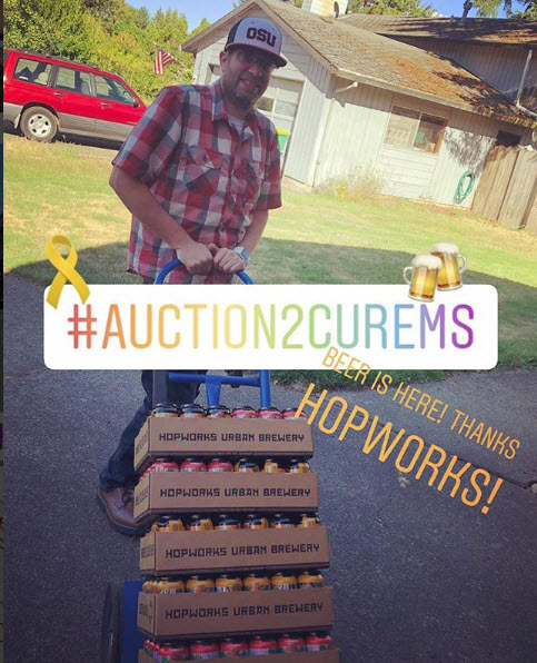 Hopworks donated 6 cases of beer.