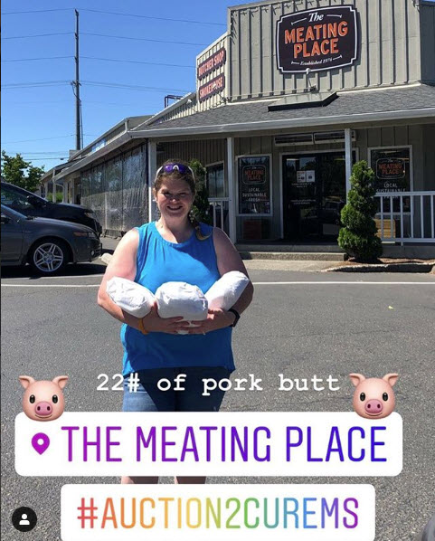 Thank you to the Meating Place for donating quality local pork butt for Rob to smoke on his Traeger! Delish!